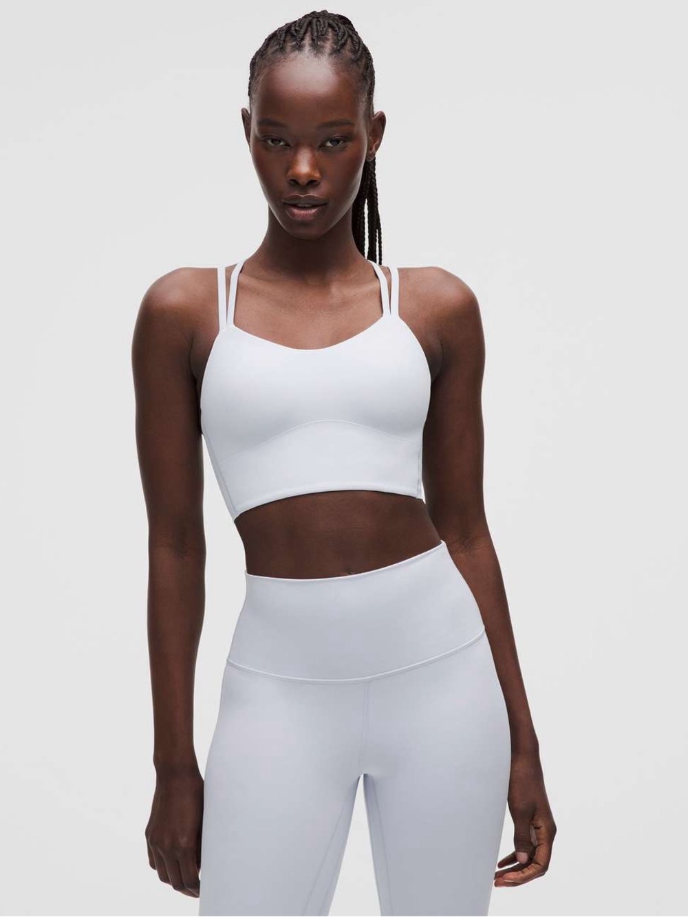 Lululemon like a cloud longline b/c 6 Starch Blue (?)